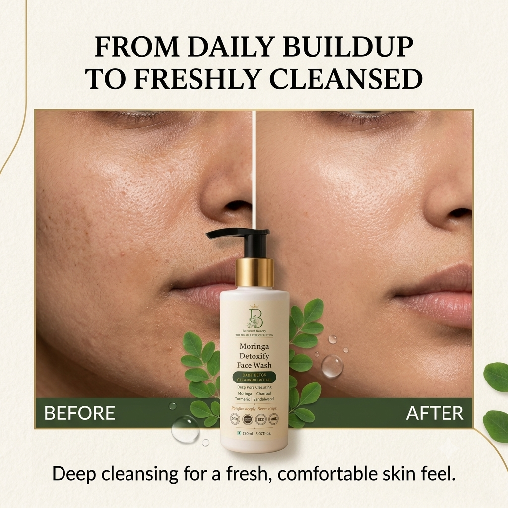 MORINGA DETOXIFY FACE WASH 150ML
