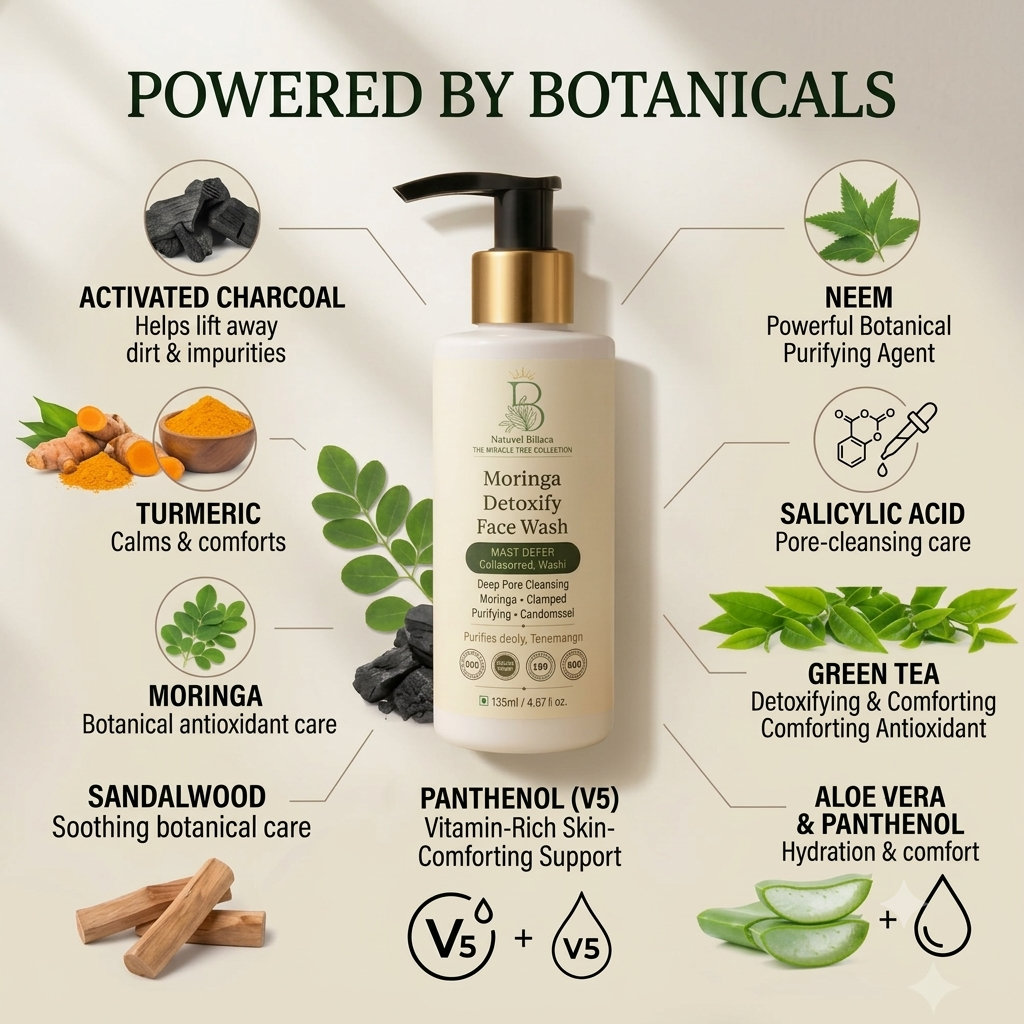 MORINGA DETOXIFY FACE WASH 150ML