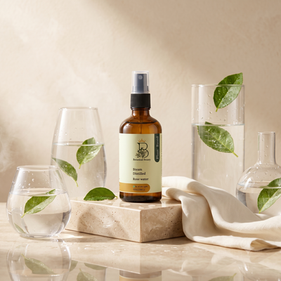 STEAM DISTILLED ROSE WATER